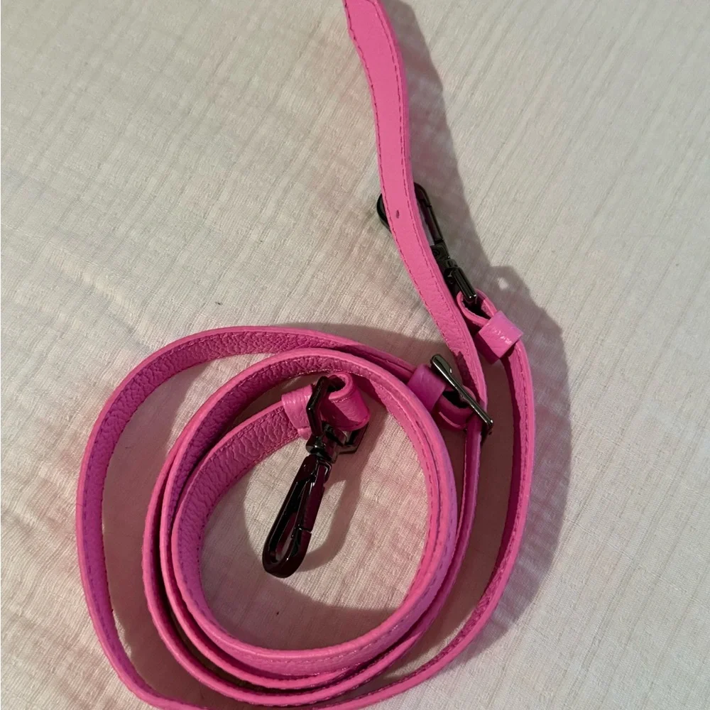 Min & Mon Pink and Brown Eye-Patterned Bag, and octopus keychain - Picture 3 of 13